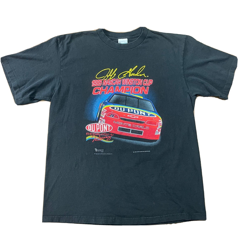 Vintage 1995 Winston Cup Made In USA Jeff Gordon T Shirt Size XL NASCAR